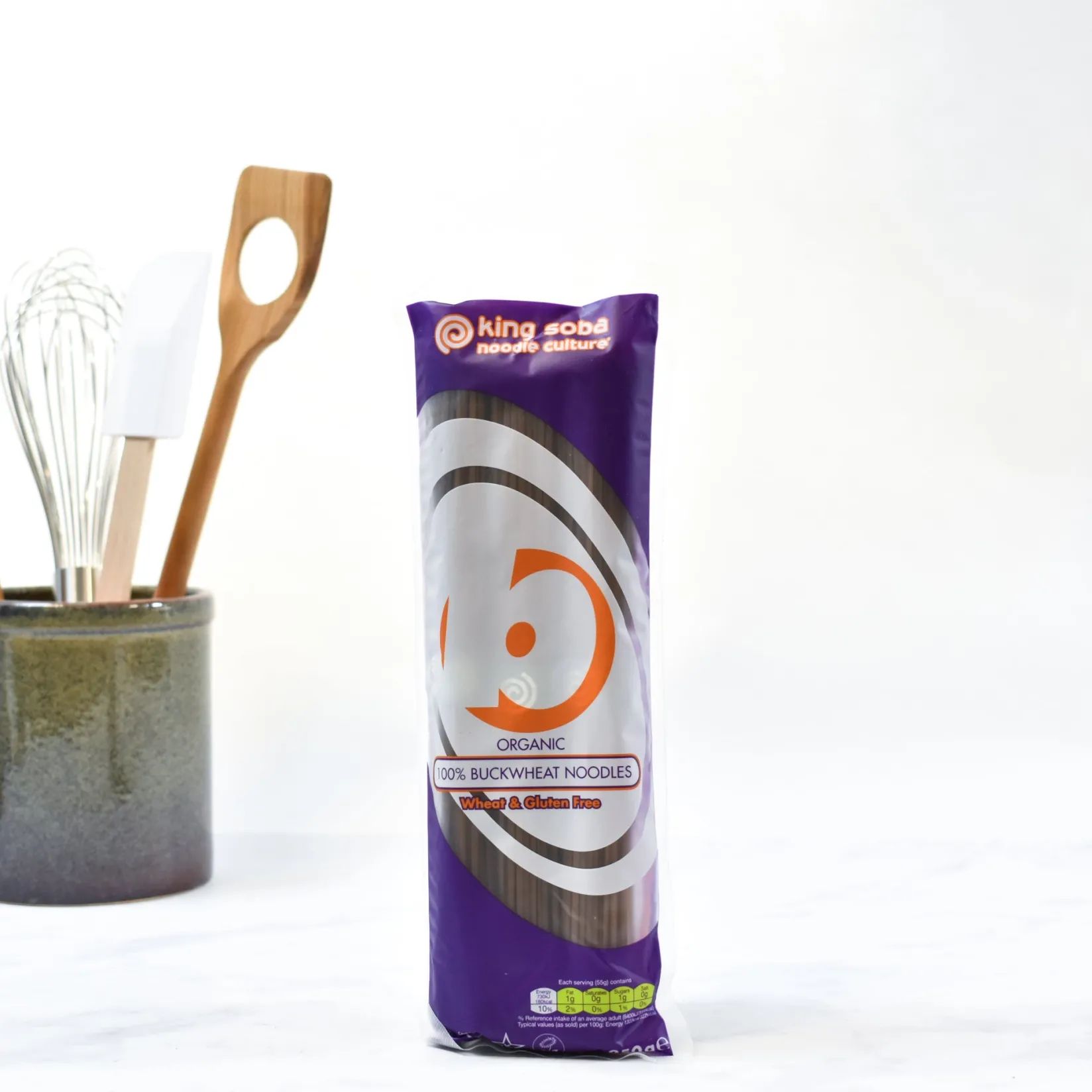 King Soba Ingredients Brands^100% Buckwheat Noodles, 250g