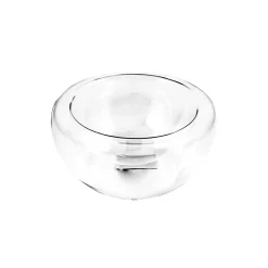 Portuguese Tableware Tableware Brands|Crockery & Dinnerware^3 x 170ml Medium Double-Walled Glass Bowl