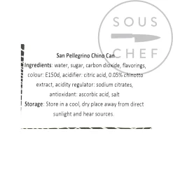 San Pellegrino Ingredients Brands|Italian Ingredients^24 x 330ml Chino Can