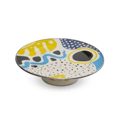 Kapka Enamel Serveware|Tableware Brands^Abstract Enamel Cake Stand, 30cm dia