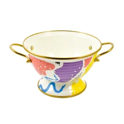 Kapka Enamel Kitchen Tools & Utensils^Abstract Enamel Colander, 22cm