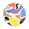 Kapka Enamel Middle Eastern Ingredients|Plates^Abstract Enamel Large Serving Dish, 30cm