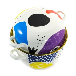 Kapka Enamel Serveware|Tableware Brands^Abstract Enamel Mussel Pot