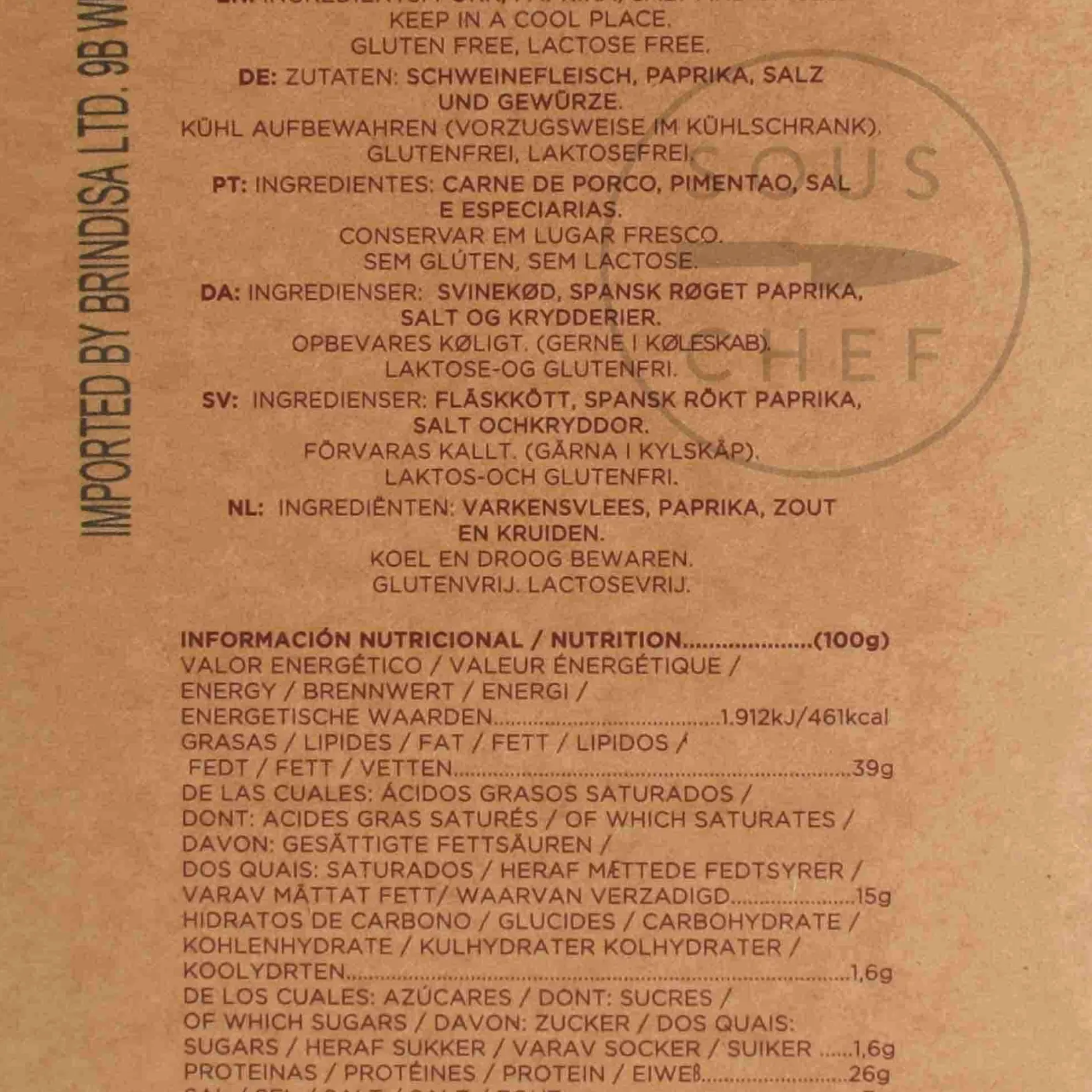 Alejandro Spanish Ingredients|Snacks^Magno Chorizo Slices, 100g