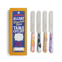 Allday Goods Cutlery|Tableware Brands^Set of 4 Pick N Mix Table Knives, 11.5cm