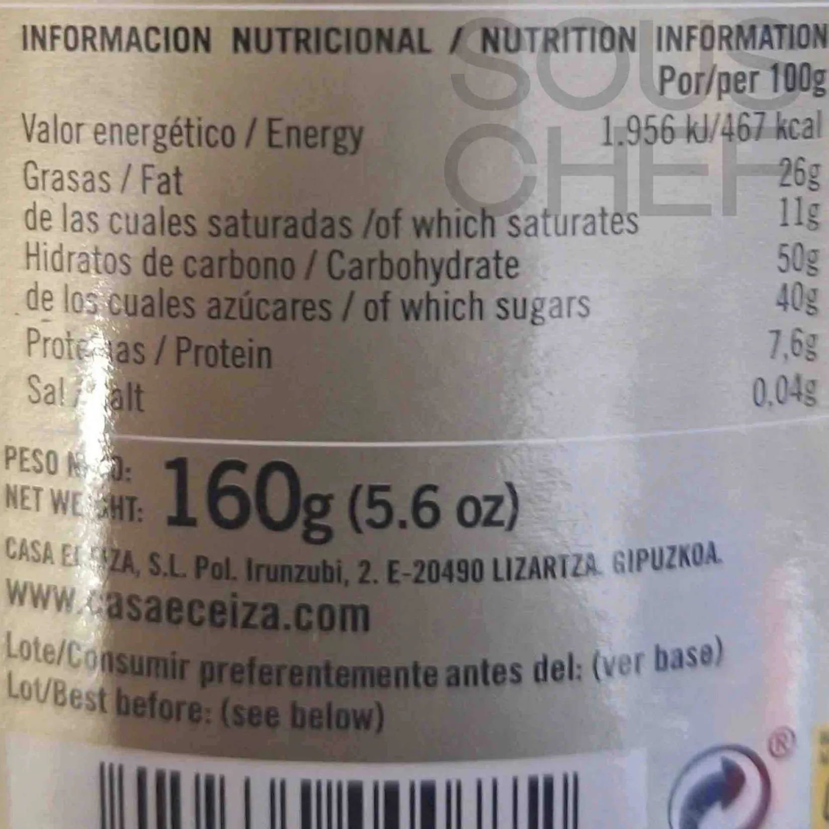Casa Eceiza Ingredients Brands|Spanish Ingredients^Almond Butter Biscuits with Chocolate & Orange, 160g
