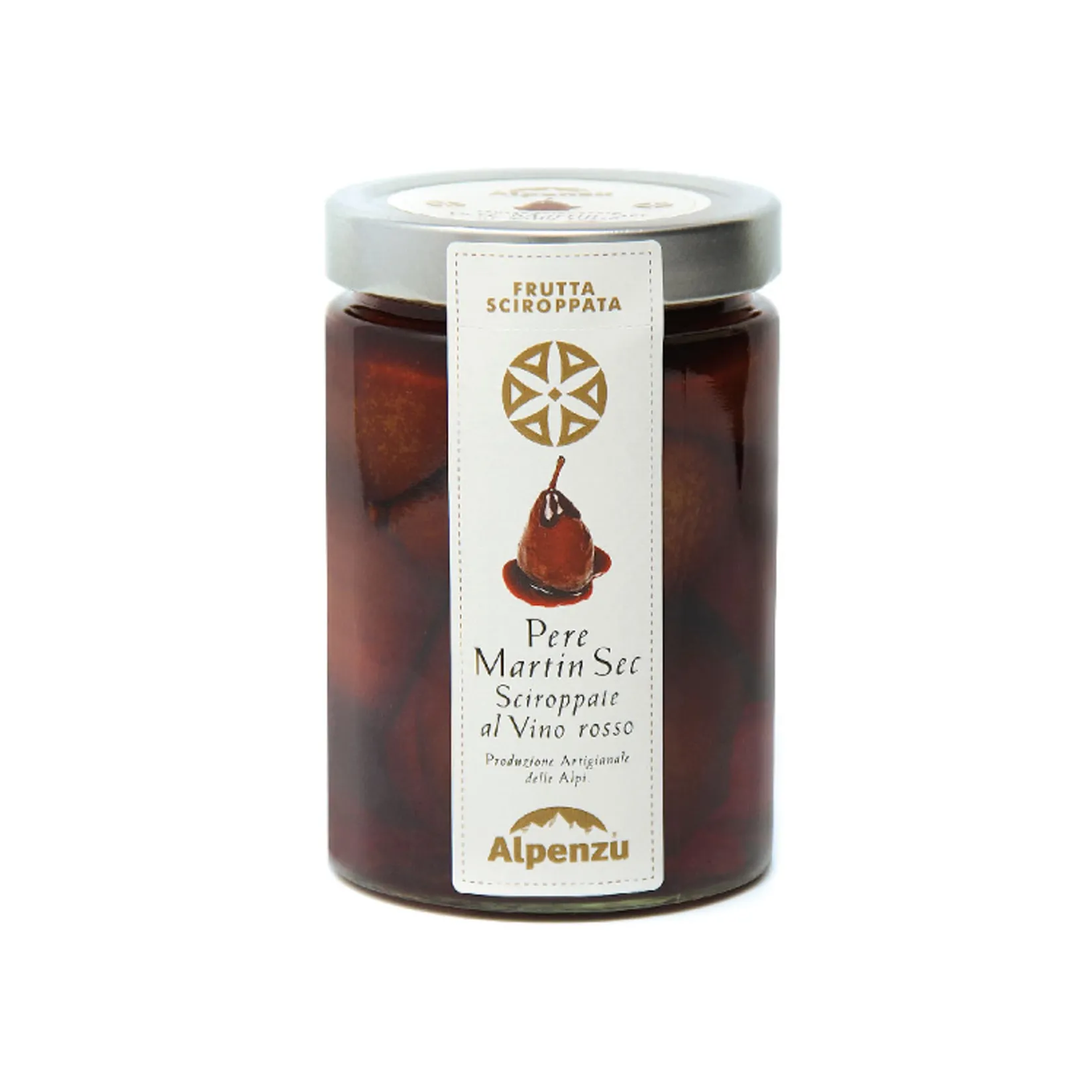 Alpenzu Ingredients Brands|Italian Ingredients^Pears In Red Wine Syrup, 580g