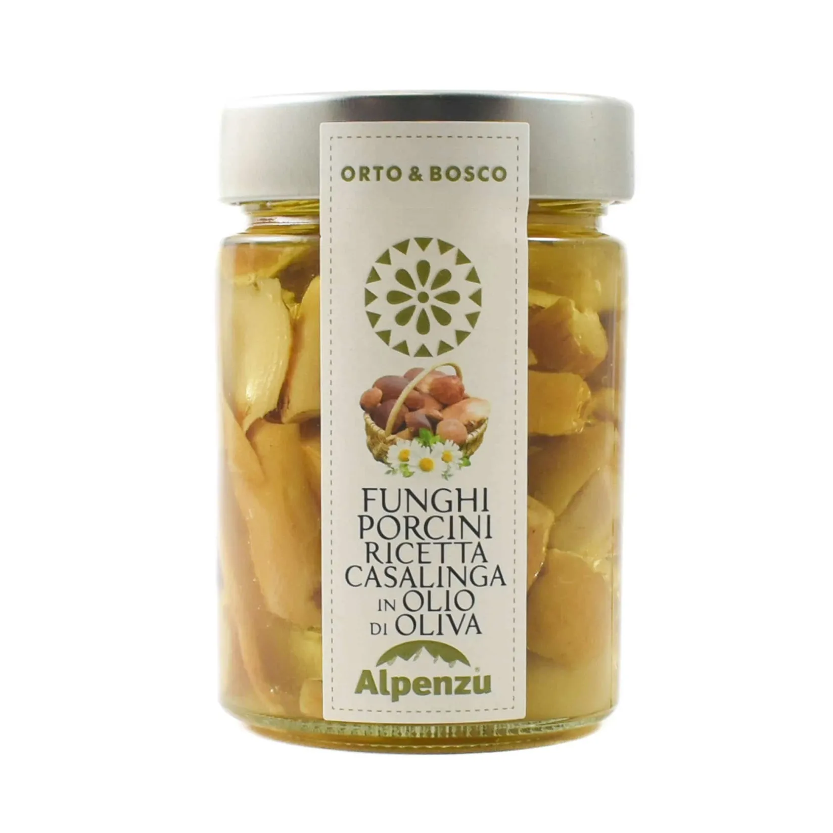 Alpenzu Ingredients Brands|Italian Ingredients^Porcini Mushrooms in Olive Oil, 310g