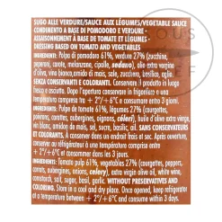 Alpenzu Ingredients Brands|Italian Ingredients^Vegetable Pasta Sauce, 225g