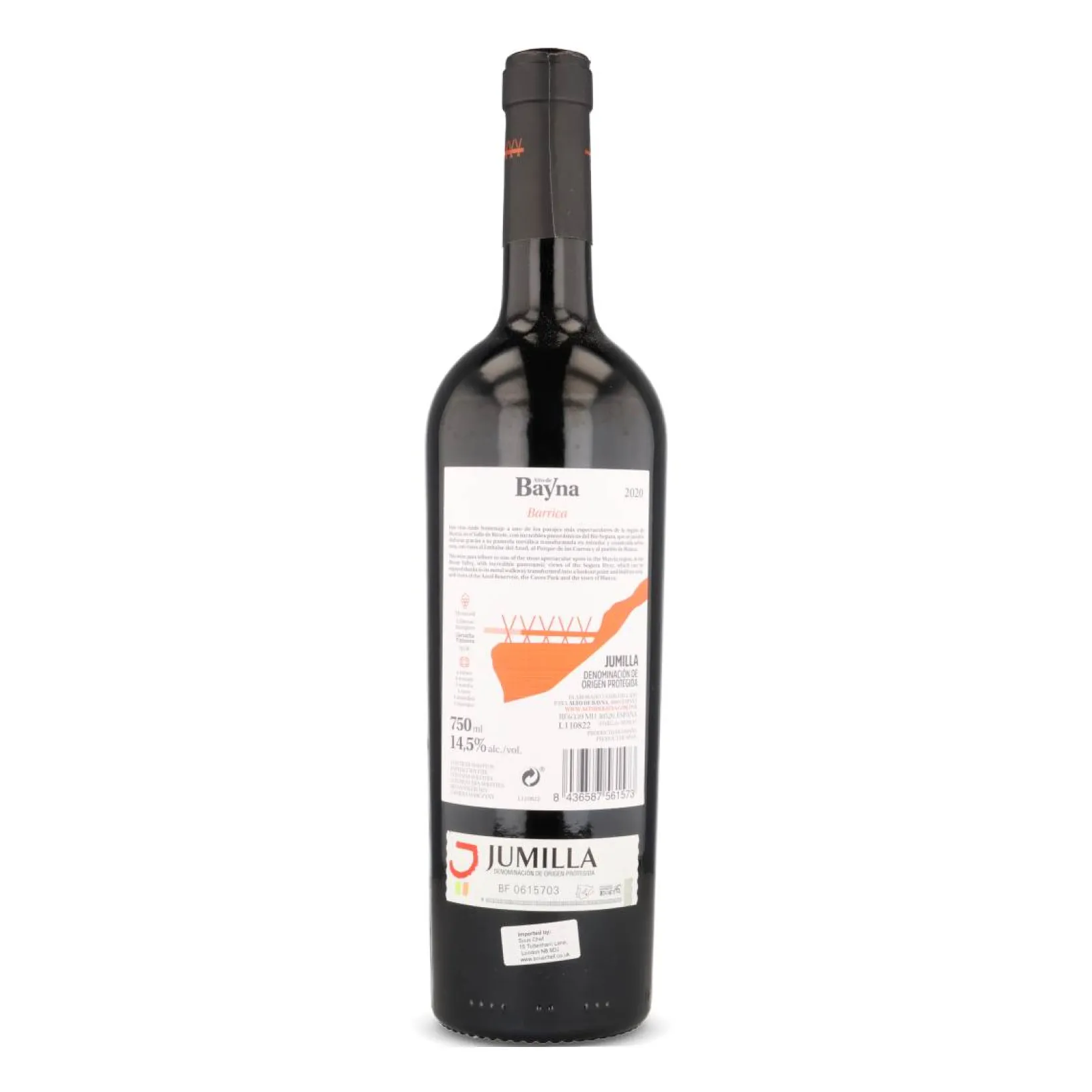 Alto de Bayna Ingredients Brands|Spanish Ingredients^Barrica Red Wine, 750ml