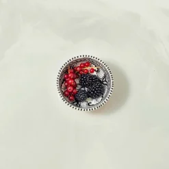 Tunisian Ceramics Tableware Brands|Middle Eastern Ingredients^Alyasamin Patterned Sauce Dish, 10cm