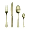 Herdmar Cutlery|Tableware Brands^Ambar Brushed Champagne Gold 4 Piece Place Setting Cutlery Set
