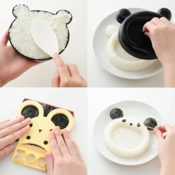 Arnest Japanese Ingredients|Japanese Tableware^Animal Rice Mould Set for Curry