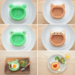 Arnest Japanese Ingredients|Japanese Tableware^Animal Rice Mould Set for Curry