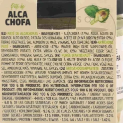 Pate Artesanal Spanish Ingredients|Snacks^Artichoke Pate, 110g