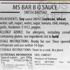 MS Bar Ingredients Brands|Sauces & Condiments^Asian BBQ Sauce with Brush, 240g
