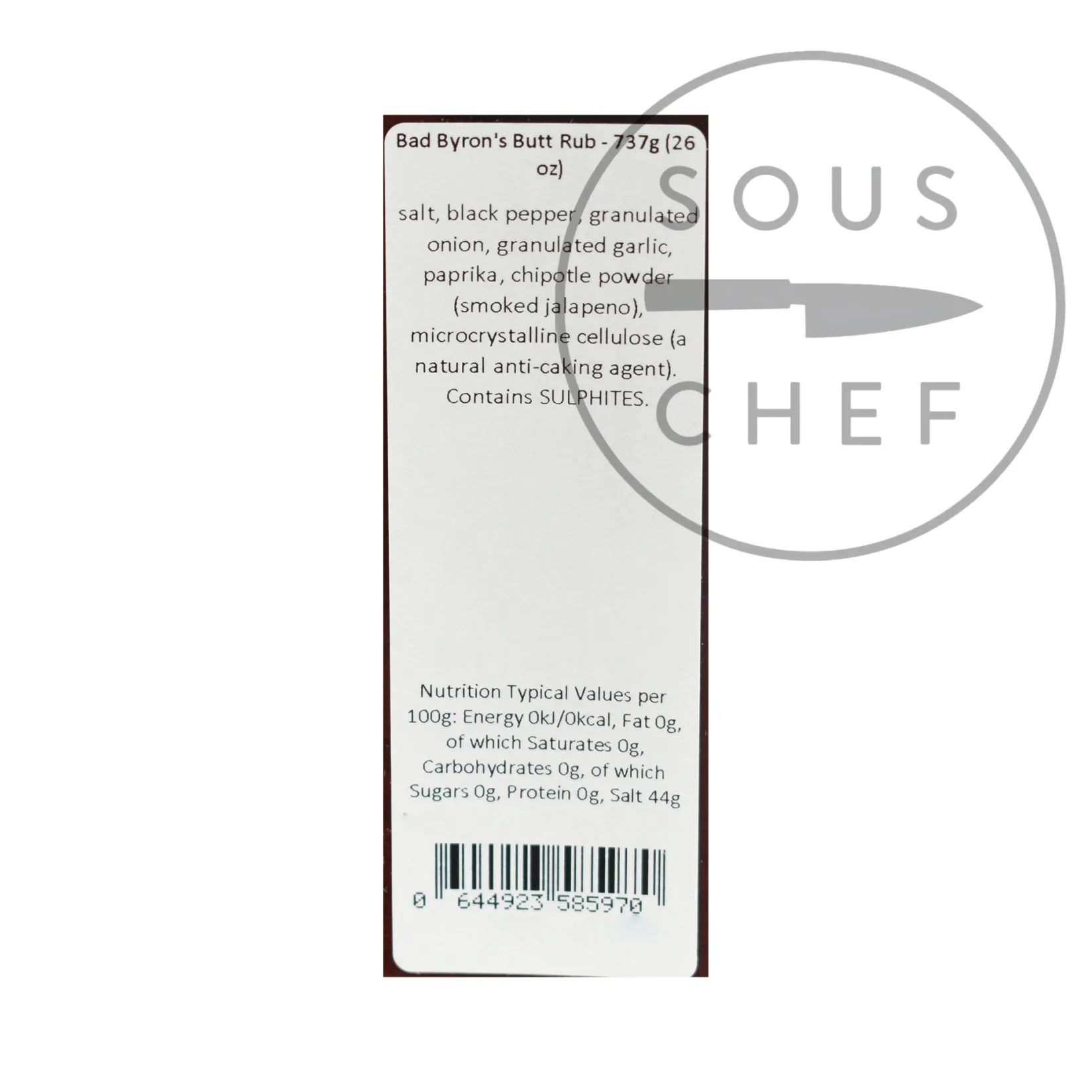 Bad Byron American Ingredients|Herbs & Spices^'s Butt Rub