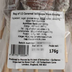 Maison D'armorine Ingredients Brands|French Ingredients^Bag of 12 French Salted Butter Caramel Lollipops, 176g