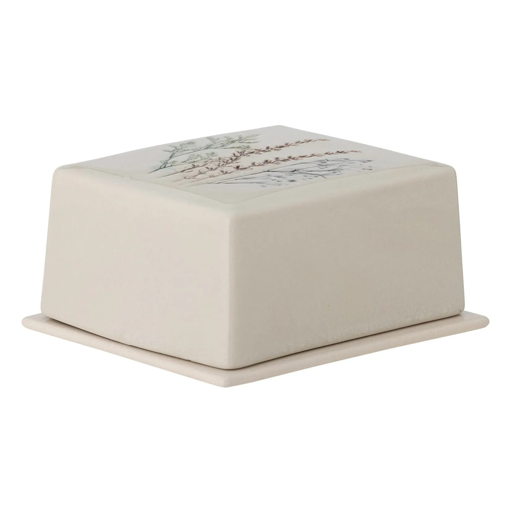 Bloomingville Tableware Brands^Bea Floral Butter Dish, 15cm