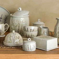 Bloomingville Tableware Brands^Bea Floral Butter Dish, 15cm