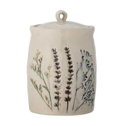 Bloomingville Tableware Brands^Bea Floral Jar with Lid, 12cm
