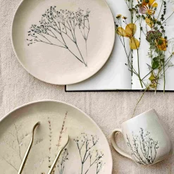 Bloomingville Plates|Crockery & Dinnerware^Bea Floral Plate, 21cm