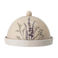 Bloomingville Tableware Brands^Bea Floral Round Butter Dish, 15cm