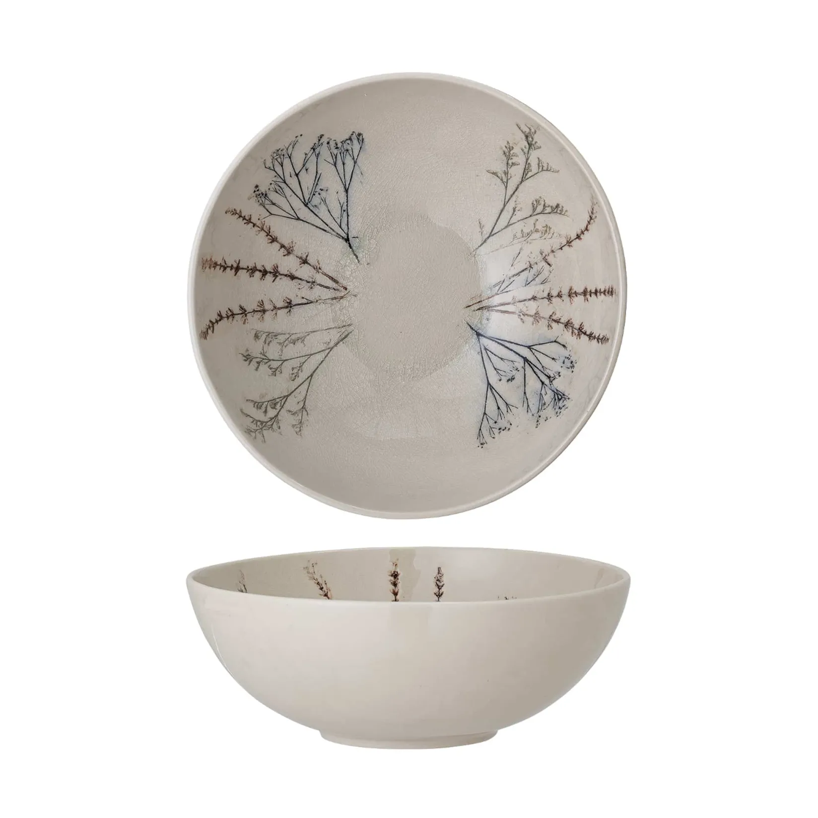 Bloomingville Crockery & Dinnerware|Serveware^Bea Floral Serving Bowl, 30.5cm