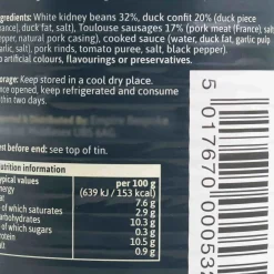 Bespoke Ingredients Brands|Snacks^Cassoulet, 840g