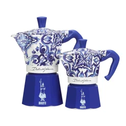 Bialetti Italian Ingredients|Tableware Brands^x Dolce & Gabbana Blue Moka Express Coffee Maker