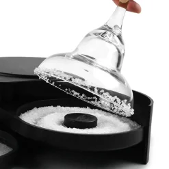 Cocktail'd Cocktail Making & Barware^Black 3 Part Glass Rimmer