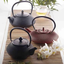 La Cafetiere Tableware Brands|Japanese Ingredients^Black Cast Iron Teapot, 600ml