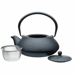 La Cafetiere Tableware Brands|Japanese Ingredients^Black Cast Iron Teapot, 900ml