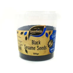 Greenfields Ingredients Brands|Middle Eastern Ingredients^Black Sesame Seeds Catering Size, 500g
