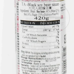 Ta Tung Ingredients Brands|Chinese Ingredients^Black Soy Fermented Bean Paste, 420g