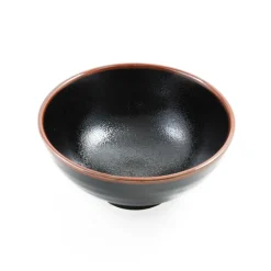 Kiji Stoneware & Ceramics Japanese Ingredients|Japanese Tableware^Black Stoneware Ramen Bowl, 19.7cm