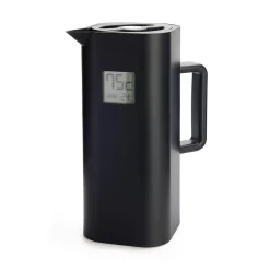 Balvi Tableware Brands^Black Thermos with Thermometer, 1 Litre