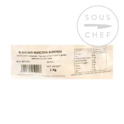 La Baturrica Ingredients Brands|Spanish Ingredients^Blanched, Skinless Marcona Almonds, 1kg