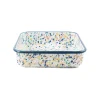 Kapka Baking Supplies & Equipment^Blue Dot Enamel Square Roasting & Serving Dish, 21cm