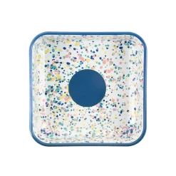 Kapka Baking Supplies & Equipment^Blue Dot Enamel Square Roasting & Serving Dish, 21cm
