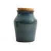 Ceramica Nicola Tableware Brands^Blue Glaze Salt Pot with Cork Lid