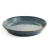 Ceramica Nicola Crockery & Dinnerware|Bowls^Blue Glaze Wide Shallow Bowl