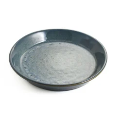 Ceramica Nicola Crockery & Dinnerware|Bowls^Blue Glaze Wide Shallow Bowl