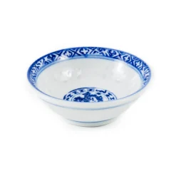 Chinese Tableware Tableware Brands|Chinese Ingredients^Blue Rice Pattern Sauce Dish, 7 cm