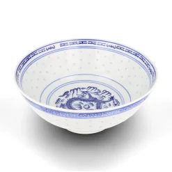 Chinese Tableware Crockery & Dinnerware|Bowls^Blue Rice Pattern Serving Bowl, 25.5cm