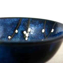 Kiji Stoneware & Ceramics Japanese Ingredients|Japanese Tableware^Blue Sakura Ramen Bowl, 21cm