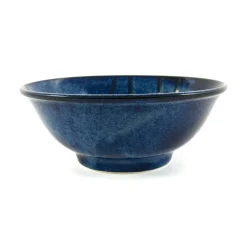 Kiji Stoneware & Ceramics Japanese Ingredients|Japanese Tableware^Blue Sakura Ramen Bowl, 21cm