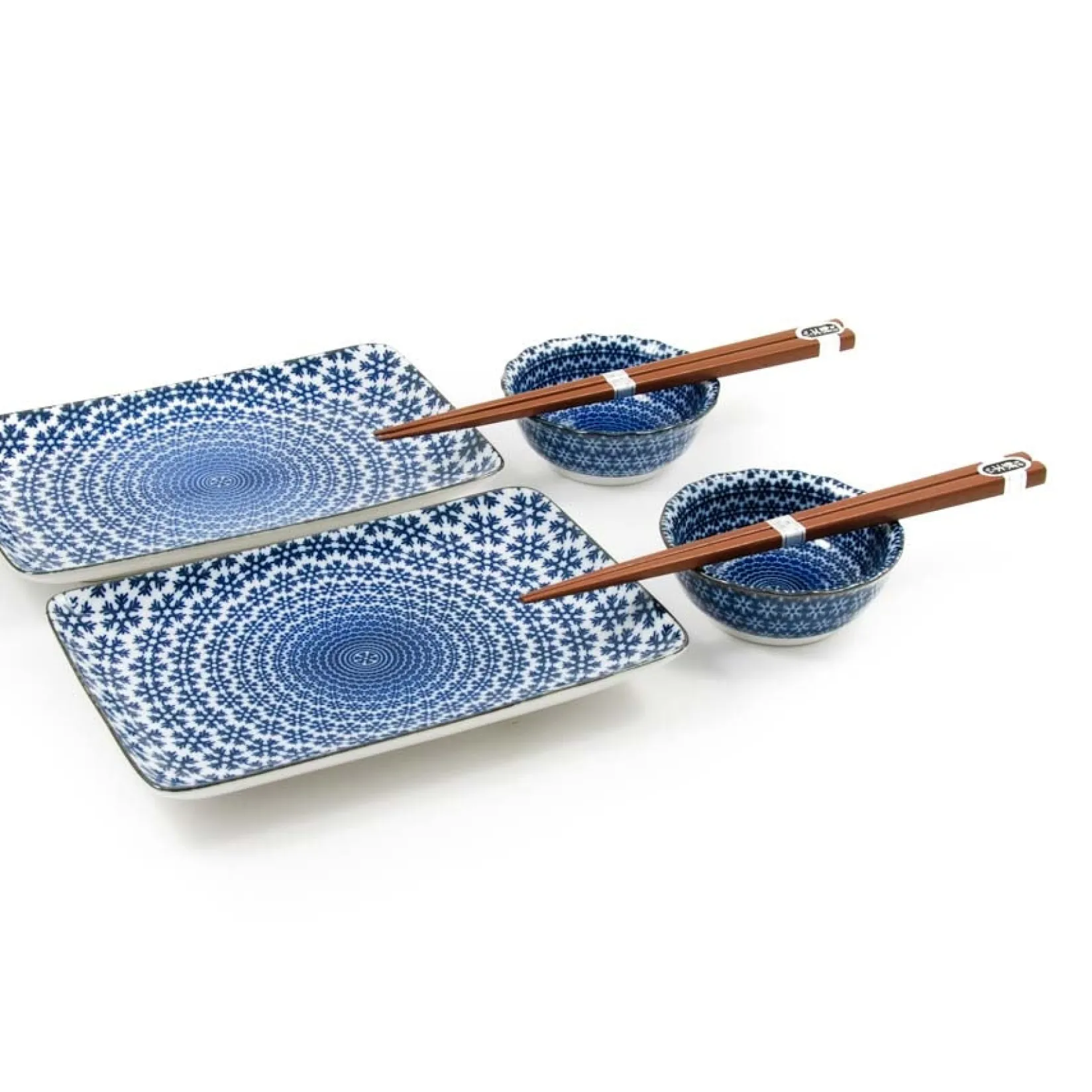 Kiji Stoneware & Ceramics Tableware Brands|Japanese Ingredients^Blue Star Sushi Serving Set