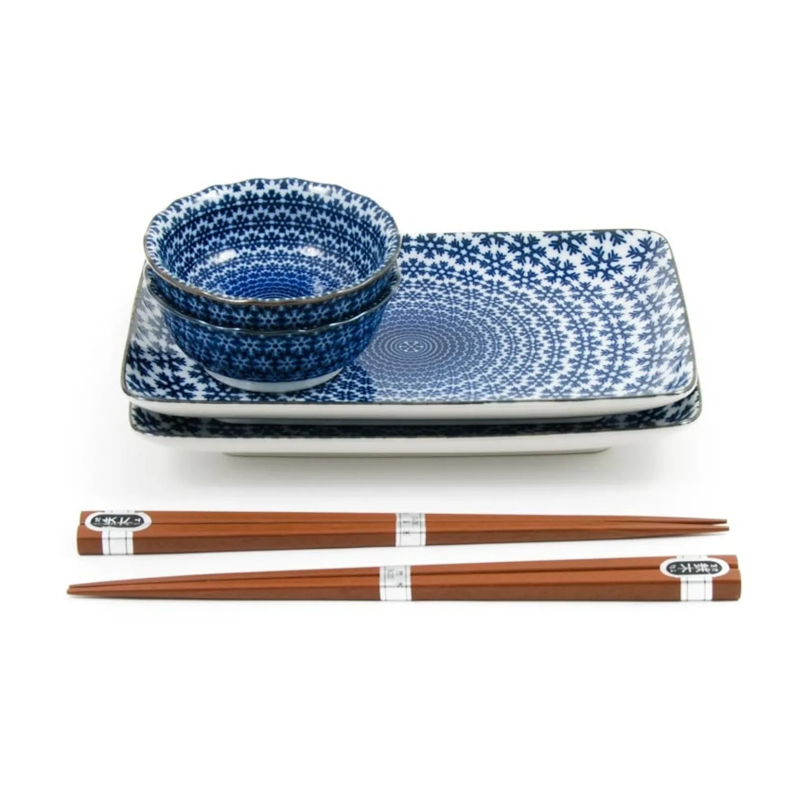 Kiji Stoneware & Ceramics Tableware Brands|Japanese Ingredients^Blue Star Sushi Serving Set