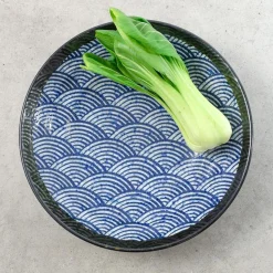 Kiji Stoneware & Ceramics Tableware Brands|Japanese Ingredients^Blue Wave Dinner Plate, 29cm